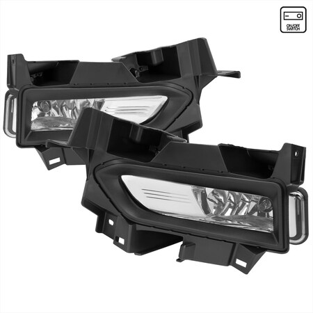Spec-D Tuning FOG LIGHTS WITH CHROME HOUSING CLEAR LENS - USES OE WIRING AND SWITCH, 2PK LF-VSA20COEM-DL
